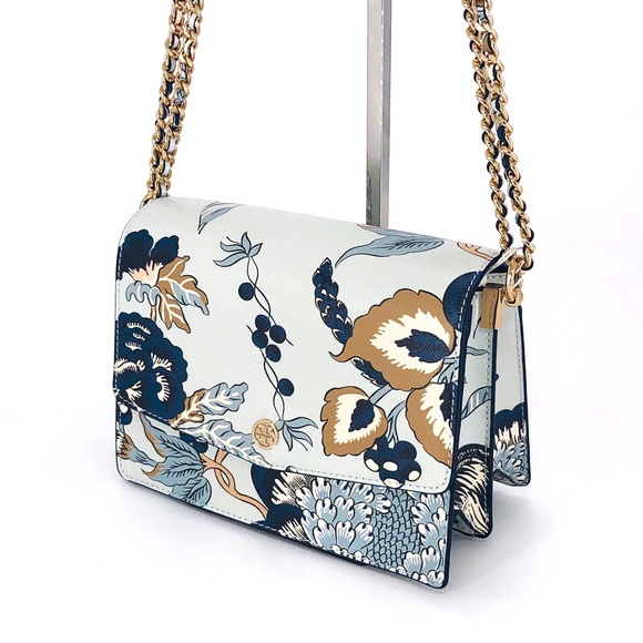 Tory Burch Robison Floral Convertible Shoulder Bag - Picture 2 of 8